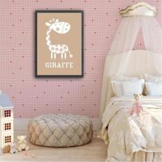 Papel de Parede Infantil Corações Rosa - CasaH