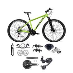 Bicicleta 29 Absolute Nero 5 Shimano Deore-Altus 27v K7 Hidráulico Suspensão Trava Pedivela Mt101-Unissex