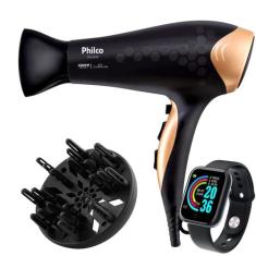 Secador De Cabelo Philco Profissional 2200w Ions Ar Quente Frio Stilus