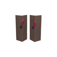 Arranhador Gato Cama Box Protetor Canto Com Bolinha