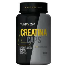 Creatina Caps Probiótica Pote 180 Cápsulas-Unissex