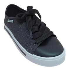 Tênis Feminino Molekinha Infantil Gliter Veneza Casual-Feminino