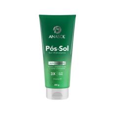 Gel hidratante anasol pos sol vegano 200g, Verde, Mentolada, 1 Unidade