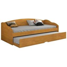 Sofá Cama Solteiro Funny III c/ Auxiliar Cinamomo - Conquista, Cinamom