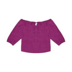 Blusa Feminina Ciganinha Rovitex Roxo-Feminino