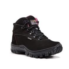 Tênis Adventure Em Couro Bota Segurança Coturno Ca Trekking Trilha Trabalho-Unissex