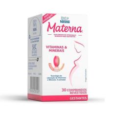 Materna Suplemento De Vitaminas E Minerais - 30 Comprimidos - Nestlé