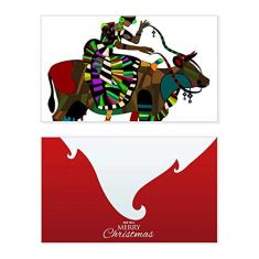 Carta de Natal com mensagem de Natal com carta de Natal