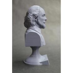 Escultura Estatua Busto William Shakespeare Poeta Ingles