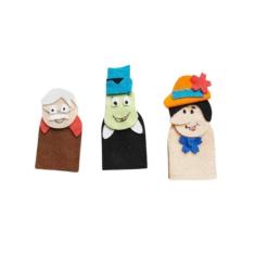 Dedoches de feltro - pinóquio- 3 personagens - kits e gifts