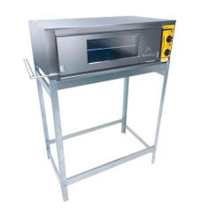 Forno Industrial Elétrico 1 Câmara de 14 cm Inox FIE1C90x70 Metalmaq, 
