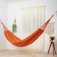 Rede de Dormir Jeans Life Basic Laranja - REDESDEDORMIR.COM, Rede Bási