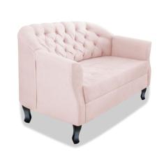 Namoradeira Julia A02 Suede - Doce Sonho Móveis, Rosê