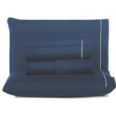 Jogo De Lençol King Top Line 180 Fios 4 Peças - Azul Marinho - Casa Mo