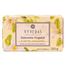 Sabonete em Barra Vegetal Vyvedas Flor de Laranjeira 120g