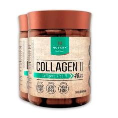 Kit 2 Colágeno Tipo 2 Collagen II Nutrify 60 Cápsulas