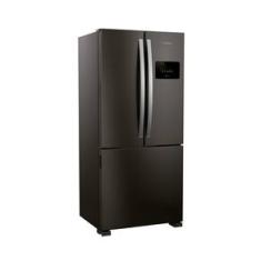 Geladeira Brastemp BRO85ME 559L Frost Free French Door Black Inox