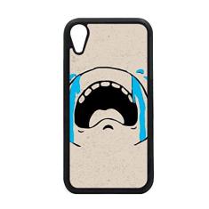 Capa preta com estampa feliz para iPhone XR da Apple