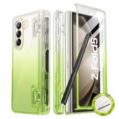 i-Blason Capa Cosmo para Samsung Galaxy Z Fold 5 com suporte para caneta, [protetor de tela embutido] [proteção de dobradiça] [3 capas de caneta de silicone] Capa protetora de corpo inteiro elegante Z