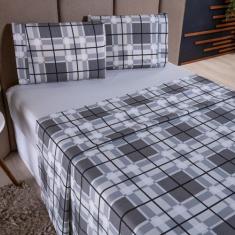 Jogo de Cama Refúgio Solteiro Percal 180 Fios Algodão Luxo 3 Pçs - Suc