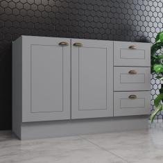 Balcão 3 Gavetas 2 Portas Americana