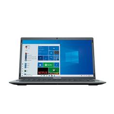 Notebook Positivo Motion Q464C Intel Atom Quad-Core 4GB 64GB Windows 10 Home 14.1" Gray