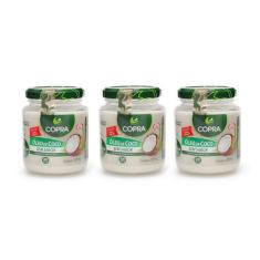 Kit 3uni Óleo de Coco sem sabor 200ml - Copra