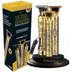 Barbeador Profissional Potente Ultra Maxshave 10W 9500 Rpm - Lamina De