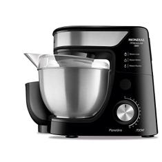 MONDIAL Batedeira Planetária, Preto/Inox, 700W, 220V - BP-02P-B-TI