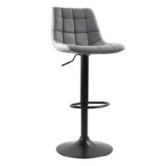 Banqueta Giratória Kinney Cinza - Mobly