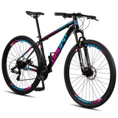 Bicicleta Aro 29 Dropp SW 24 Vel Câmbio Shimano Quadro Alumínio MTB-Unissex