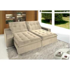 Sofá Retrátil e Reclinável 2 Lugares Petra YesCasa