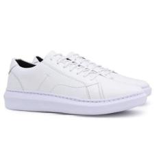Tênis Sneaker Masculino Couro West Bulls Cadarço Moda Casual-Masculino