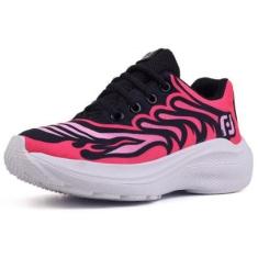 Tenis Infantil De Amarrar Meninas Leve Desenhos LIGHT-Feminino
