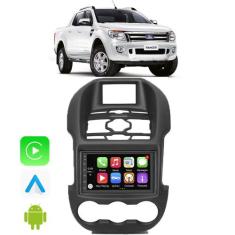 Kit Multimidia Carplay Android Auto Ford Ranger 2012 A 2016 7" Comando