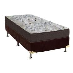 Cama Box Solteiro: Colchão Ortopédico Ortobom D45 Anatômico ISO 150 + 
