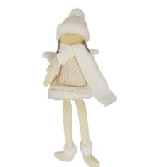 Boneca Decorativa Sentada Coleção Scarf 50cm