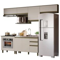 Cozinha Modulada Connect 7 Peças com Balcão Forno - Móveis Henn