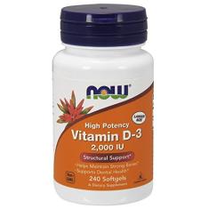 Vitamina D-3 2000iu 240 Cápsulas Now foods