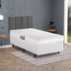 Base Box Solteiro 79x198x28cm Idea Bege Herval Bege