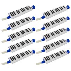 Kit 25 Escaletas Melódica 27 Teclas Azul New York