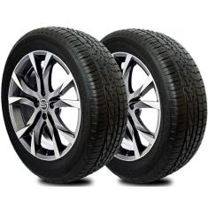 Jogo 2 Pneus 205/60 R15 Remoldado 