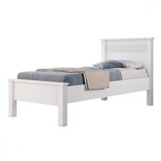 Cama de Solteiro 88 Barcelona Branca Conquista