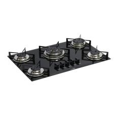 Cooktop 5 Bocas a Gás Preto Bivolt 1743-5733 Fischer