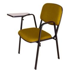 Cadeira Universitária Para Auditórios Linha Hotel Amarelo