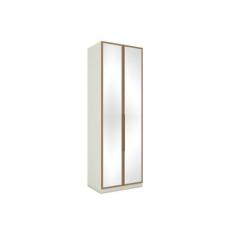 Modulado de Quarto Guarda Roupa 2 Portas c/ Espelho MC04 Seletto Areia