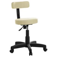 Cadeira Mocho Estética Odontologia Tatuador Bege RCE - Goldflex