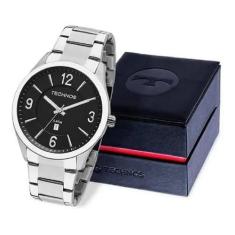 Relógio Technos Prata Masculino Original 2015BZB/1P