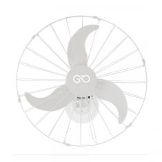 Ventilador De Parede Goar V60 60cm Com 3 Pás Branco Bivolt
