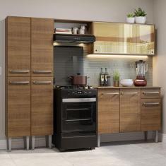 Armário de Cozinha Completa 229cm Rustic Emilly Madesa 06